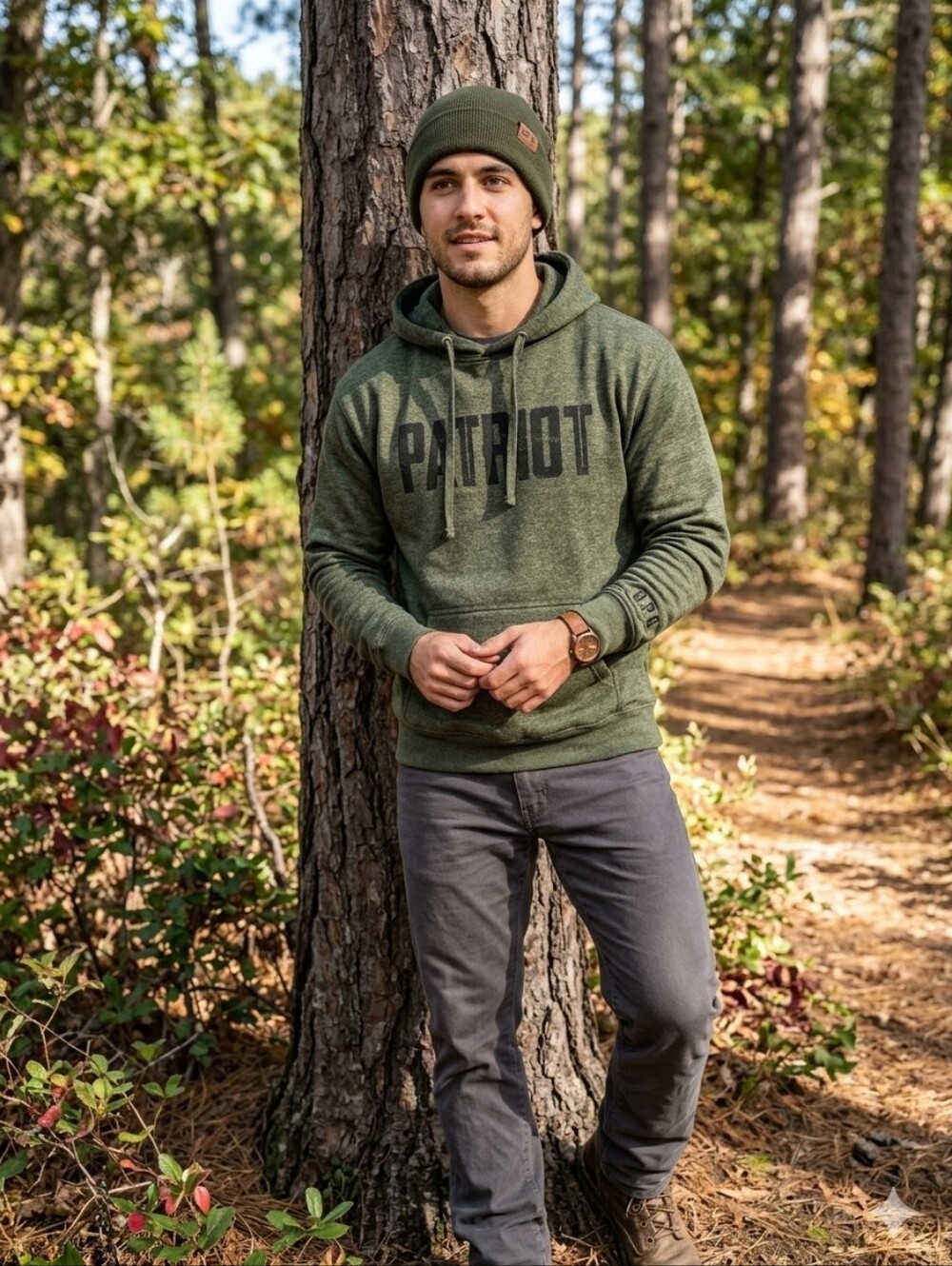 OPG X ANT Olive Green PATRIOT Hoodie